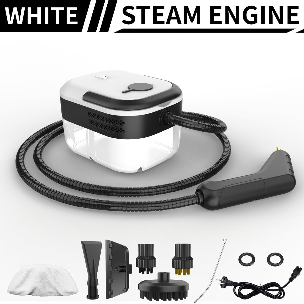 Carpet Steam Cleaner Handheld with LCD Display 1200ml Tank Gear Switch High Temperature for Kitchen Sofa Floor Tile Grout Home