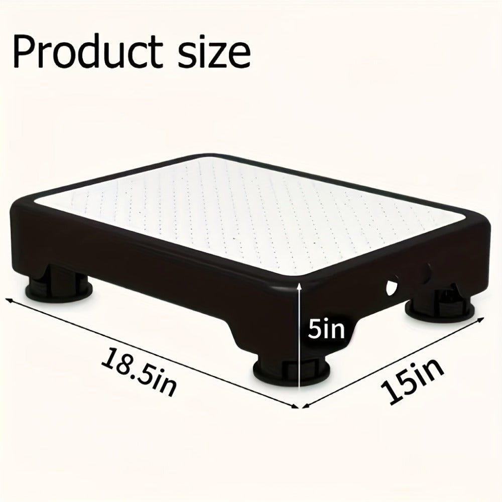 Step Stool Anti-Slip Heavy Duty ¨C Portable Mobile Stepping Stool with Textured Non-Slip Surface & Sturdy Base | Indoor Outdoor Use for Elderly, Bathroom, Toilet, Stairs & Standing Assistance