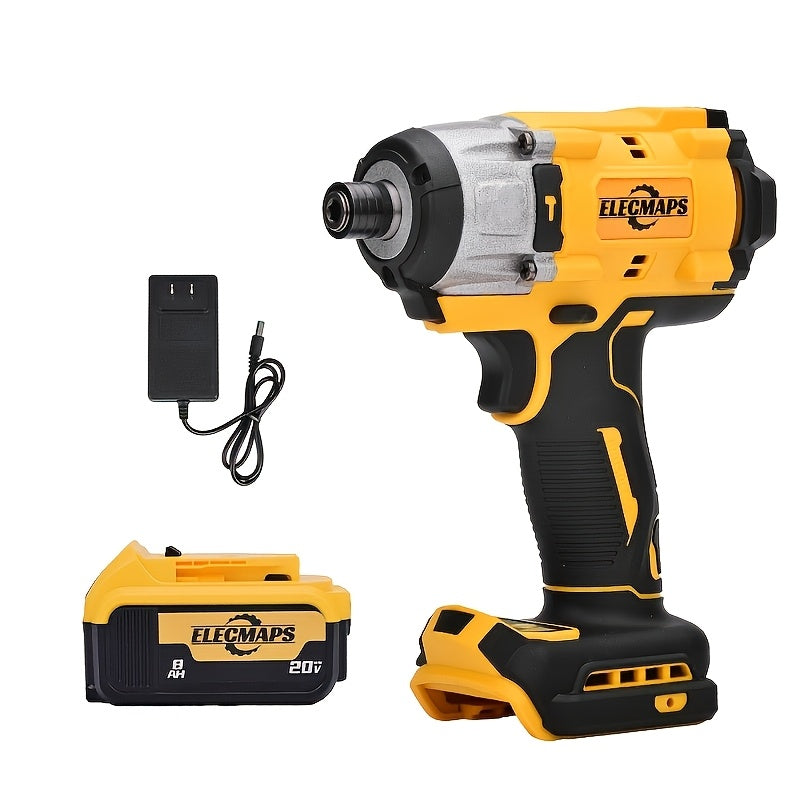 Cordless Power Tool Combo Kit for Dewalt 20V Battery - Impact Wrench 1500Nm, Brushless Drill & Screwdriver Set for Home Repair & Construction
