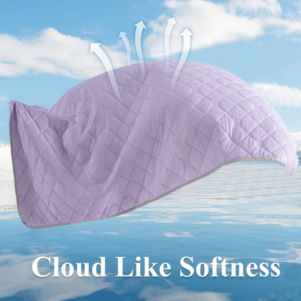 Ultrasonic Embossed Cooling Blanket ¨C 100% Polyester Summer Throw, Breathable Lightweight for Hot Sleepers, Machine Washable, 6 Colors