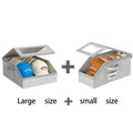 Stackable Baseball Cap Storage Box Organizer | Dustproof Cardboard Hat Box Holds 24 Caps | 1/2 Pack