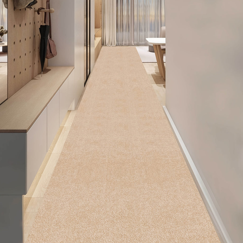 Striped Runner Rug Non-Slip Machine Washable ¨C 100% Polyester PVC Backing Indoor Outdoor Hallway Mat, Soundproof 0.2¡± Thick Carpet for Kitchen, Patio & Entryway ¨C 5 Colors, 4 Sizes