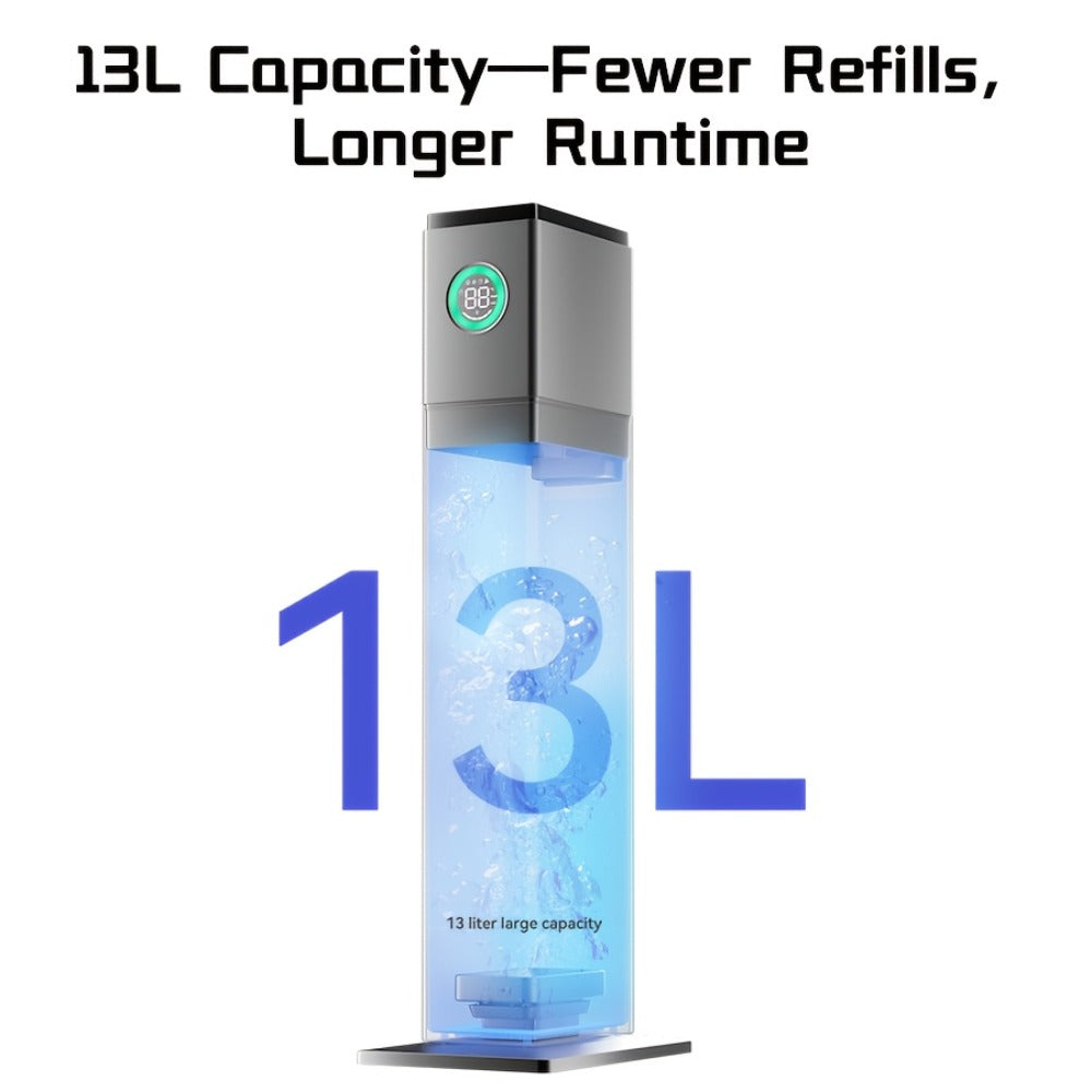 Cool Mist Humidifier 13L Large Capacity - Soundwave Technology, Smart Humidity Control, Top-Fill Design, Sleep Mode, Covers 1000 Sq Ft, for Home Large Room Bedroom Office Plants, 3.5 Gallon