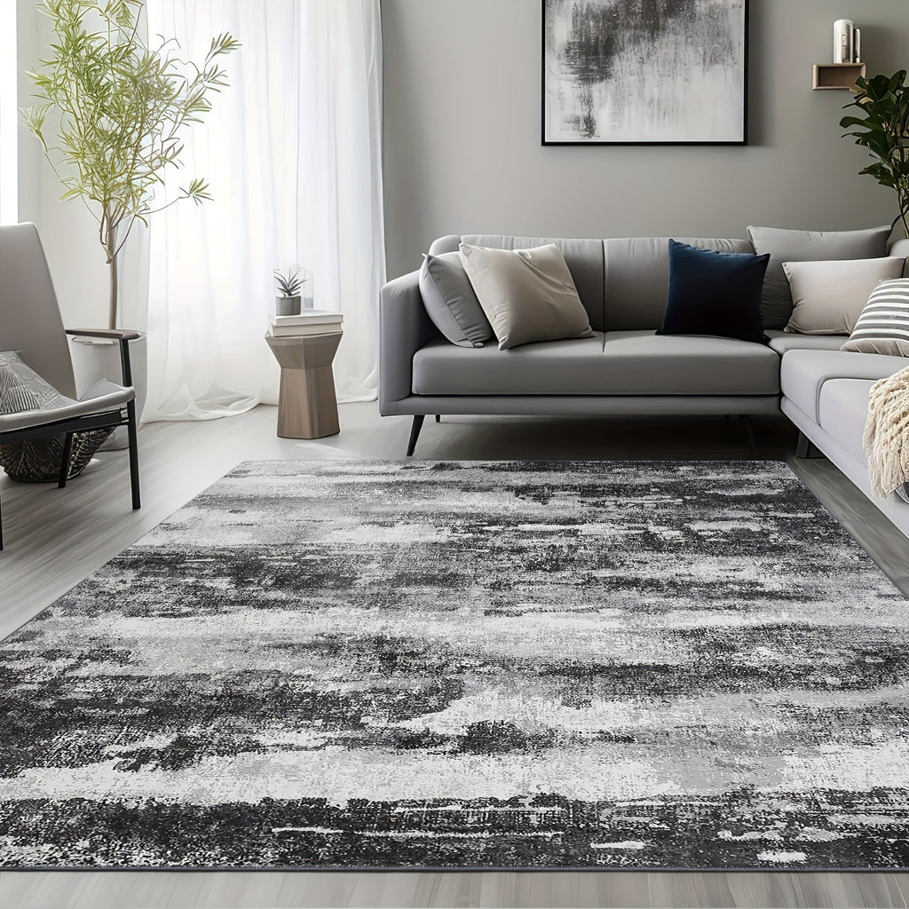Area Rugs for Living Room Bedroom Machine Washable Non-Slip Backing Large Soft Floor Carpet Modern Abstract Design for Dining Room Home Decor