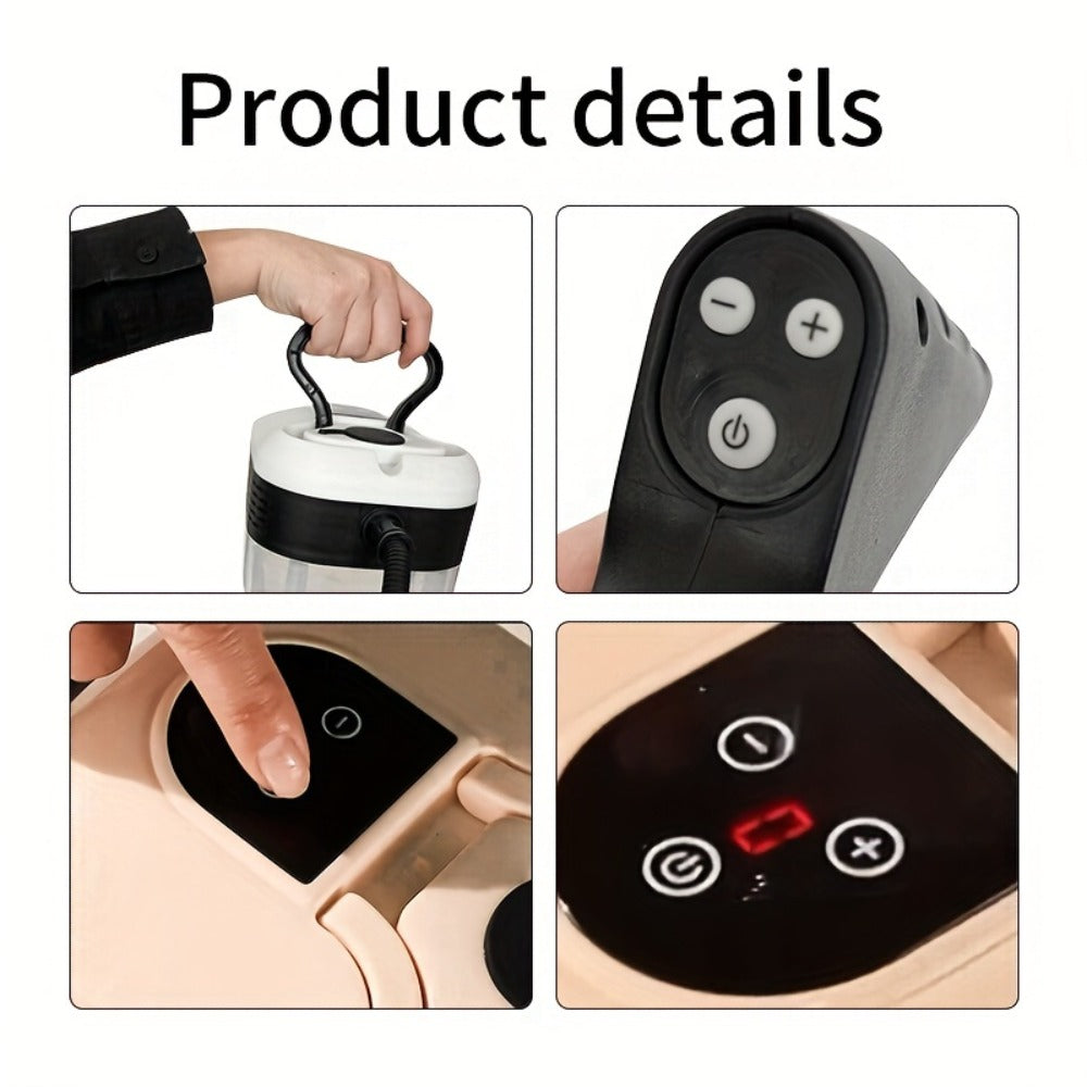 High Temperature Pressurized Steam Cleaner Handheld Portable Steam Cleaning Machine Set with Brush Heads & Glass Scraper - Multi-Surface for Kitchen, Bathroom, Furniture, Car & Tile Grout, Multiple Colors