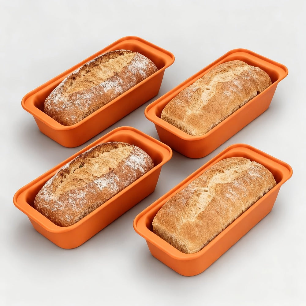 Nonstick Bakeware Pan Set, 8-Piece Carbon Steel Oven Baking Set with Cookie Sheet, 2 Round Cake Pans, Square Pan, Bread Pan, Pizza Pan & 12-Cup Muffin Pan, Complete Kitchen Baking Supplies