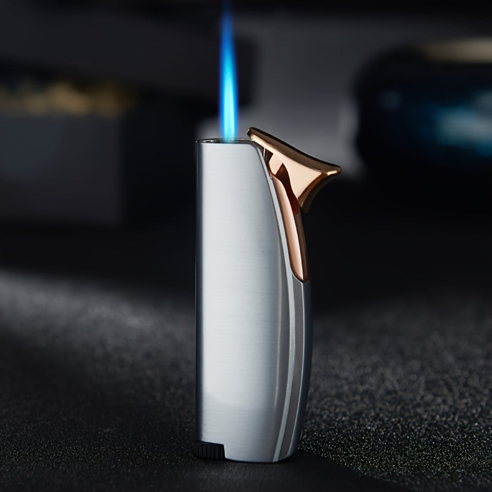 Windproof Lighter 2-Pack ¨C Slim Portable Pocket Lighter with Mirror Finish, Refillable Butane Flame, Fashionable Gift for Men & Women, Available in 8 Colors (Red, Black, White, Silver, Pink, Blue, Yellow, Green)