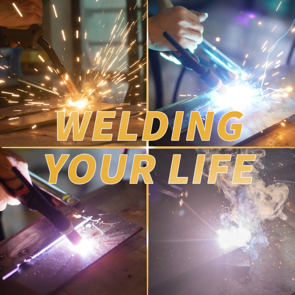 135A 110V MMA Arc Welder Stick Lift TIG 2-in-1 DC Inverter Welder LCD Digital Display Hot Start Thermal Protection Portable Welding Machine