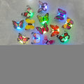 LED Butterfly Wall Stickers 30pcs 3D Glowing Butterfly Decorations Night Light Colorful Wall Decals for Bedroom Living Room Party Wedding Christmas Holiday Home Decor Random Color