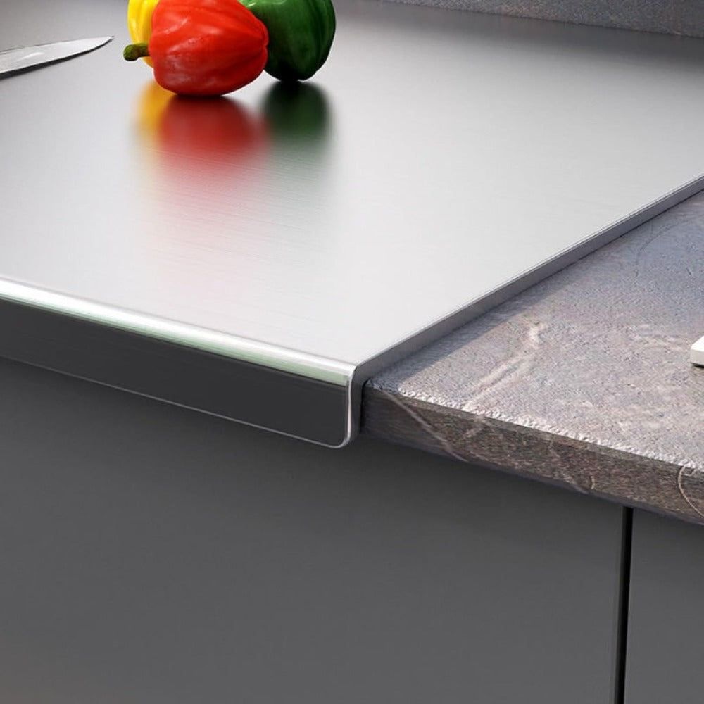 Stainless Steel Cutting Board ¨C Rustproof Rolling Butcher Block Meal Prep Mat, 2 Sizes