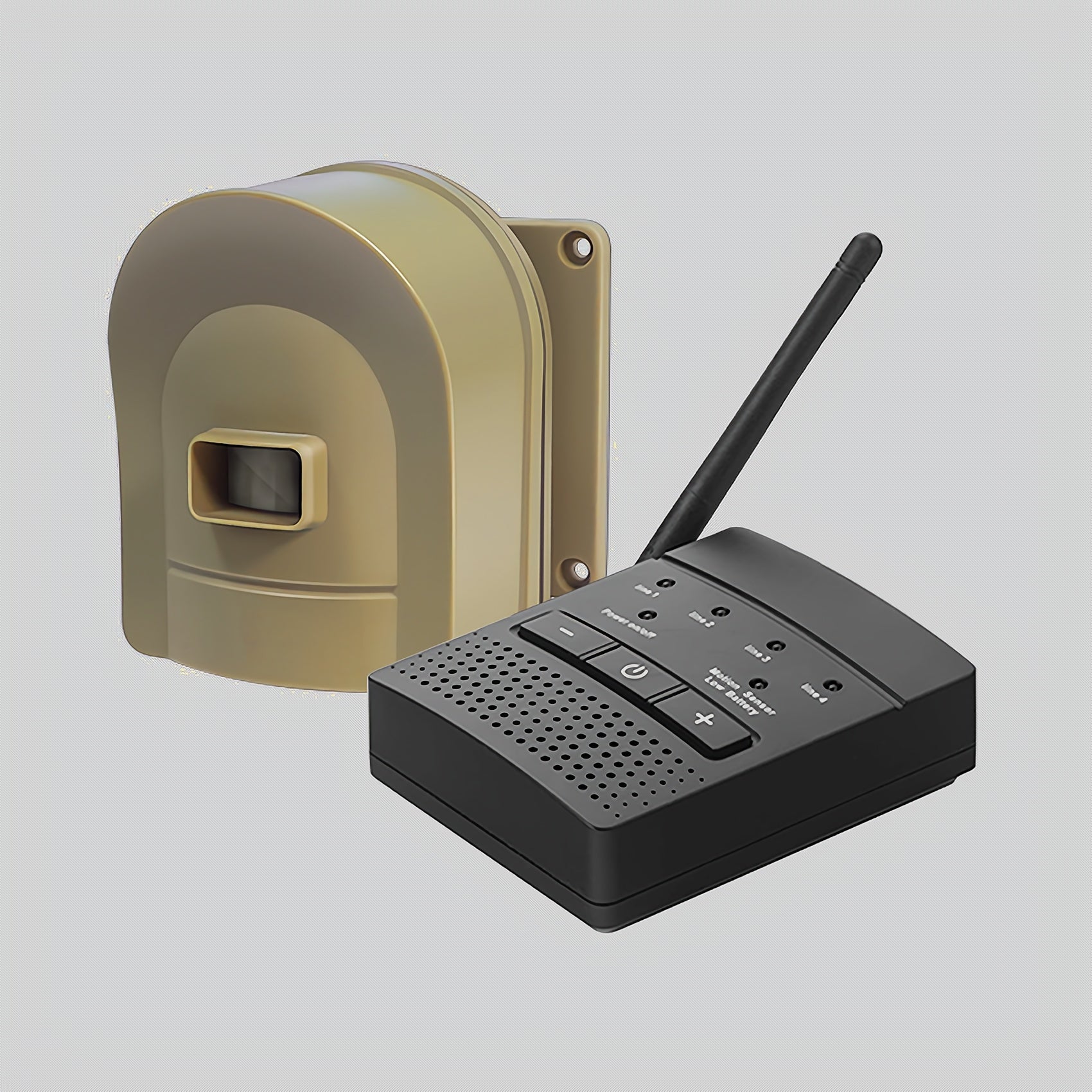 Driveway Alarm Wireless Sensor System 1/2 Mile Range ¨C Motion Sensor Detector for Home, Mailbox & Perimeter Security, Battery Operated, 38 Ringtones