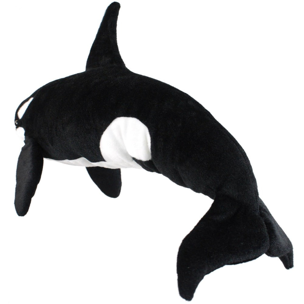 Orca Stuffed Animal 28 Inch Giant Plush Toy - Realistic Killer Whale Plushie Soft Ocean Animal Gift for Kids by Viahart, Octavius The Orca Blackfish