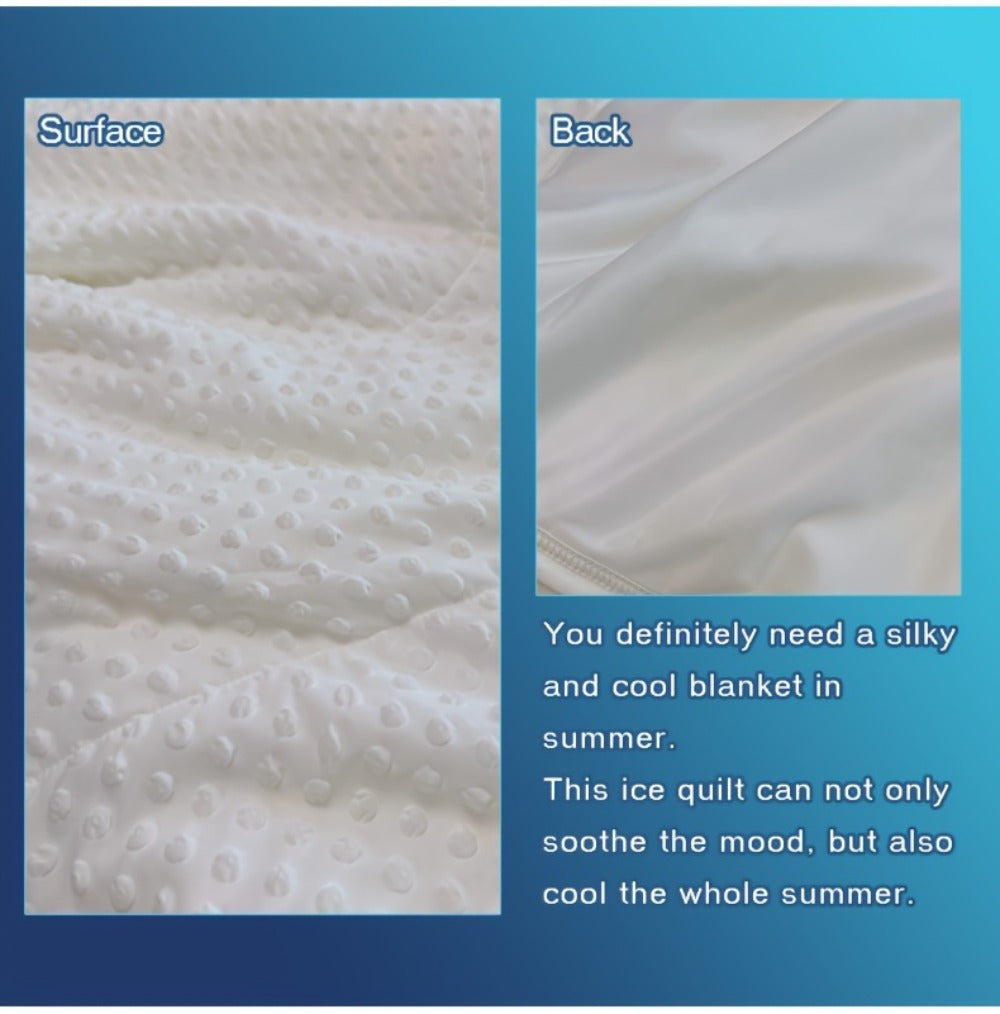 Cooling Blanket for Summer ¨C Breathable Lightweight Throw with Soundwave Embossed Striped Design, 100% Polyester Machine Washable Blanket & Shawl for Bed, Sofa & Travel (Multiple Colors & Sizes)
