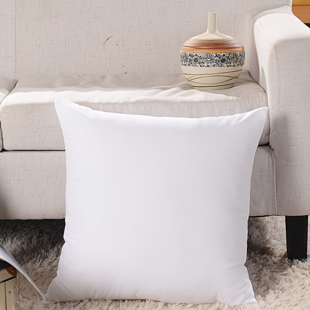 Throw Pillow Inserts Soft Fluffy Hypoallergenic Square Pillow Stuffing Washable Fiber Fill for Sofa Bedroom Living Room 14 16 18 20 22 Inch