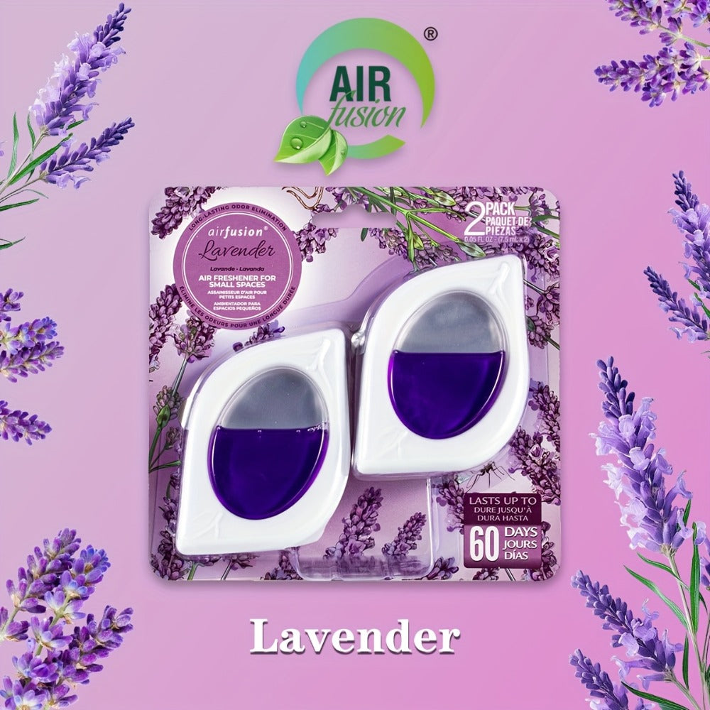 Air Freshener Odor Eliminator for Home Closet Bathroom Pets Small Space 0.25oz Up to 30 Days 6 Scents Eucalyptus Lavender Hawaiian Peach Black Ice Linens Sky 2 6 or 12 Pack