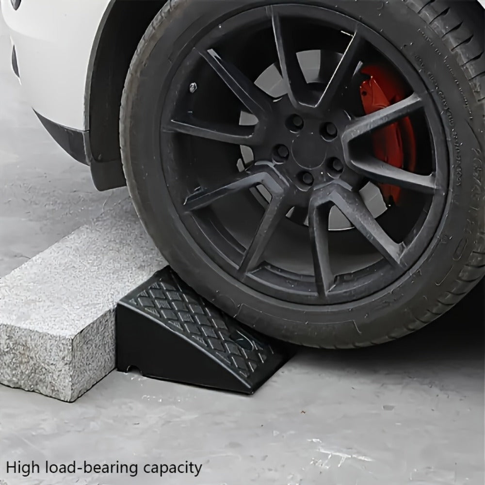 Curb Ramp 2-Pack Portable Heavy Duty Plastic Threshold Ramp Set ¨C Lightweight, Non-Slip, for Low Floor Vehicles, Motorcycles, Wheelchairs, Driveway & Lane Loading ¨C Multiple Height Options (1.18¡± / 2.75¡±)