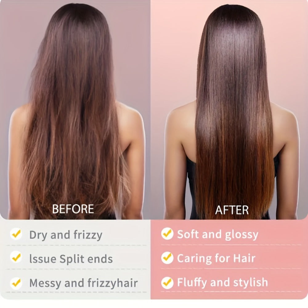 Wireless Hair Straightener Comb - Portable Cordless Straightening Brush with 3-Min Fast Heat, 3 Temp Settings 170-190¡ãC, Negative Ion Technology, 3D Comb Design, Lightweight Travel Hair Straightener