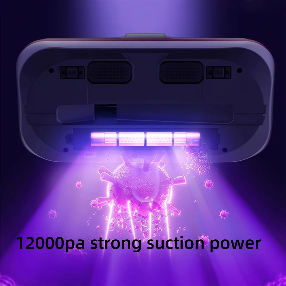 Handheld Mattress Vacuum Cleaner 12KPa ¨C Heavy-Duty Portable Bed Vacuum with Deep Cleaning, Low Noise, Allergen & Dust Mite Removal for Mattress, Sofa, Pillow & Upholstery