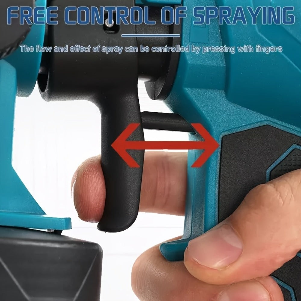 HVLP Paint Sprayer Electric Spray Gun with 3 Spray Patterns & 27oz Container ¨C Cordless Airless Sprayer for House Painting, Furniture, Cabinets, Fence, Walls, Doors, Car DIY Projects