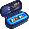 Insulated Insulin Vial Travel Case ¨C Diabetic Supply Bag with Ice Brick, Compact Portable Cooler Kit for Medication Storage