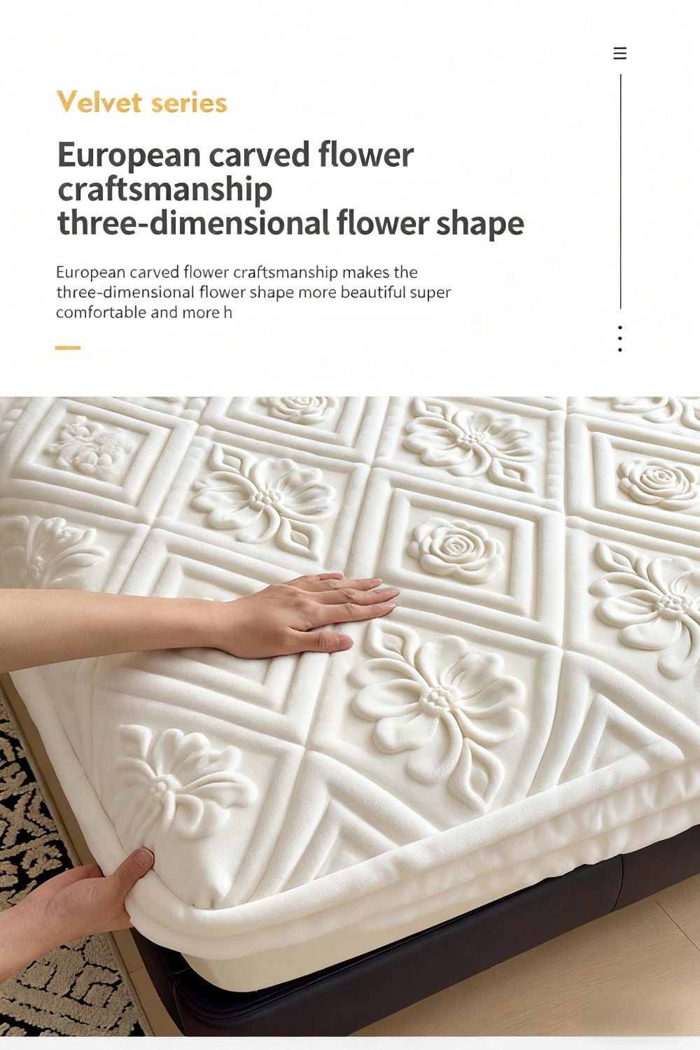 Embossed Fitted Bed Sheet Super Soft Jacquard Mattress Cover Deep Pocket All Season Twin Full Queen King Washable Bedding White Gray Khaki Blue Green