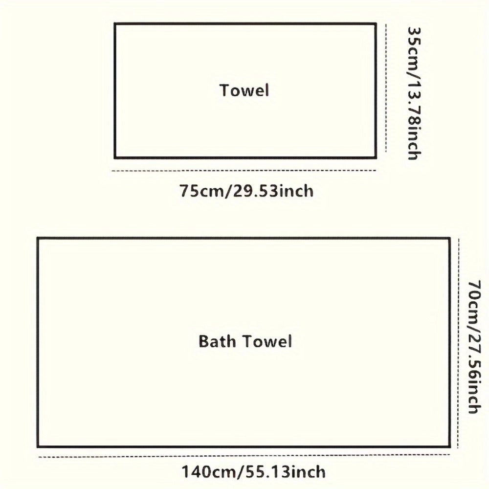 Lace Embroidery Towel Set 4-Piece 350GSM Soft Absorbent Bath and Hand Towels for Bathroom Elegant Decorative Towel Set