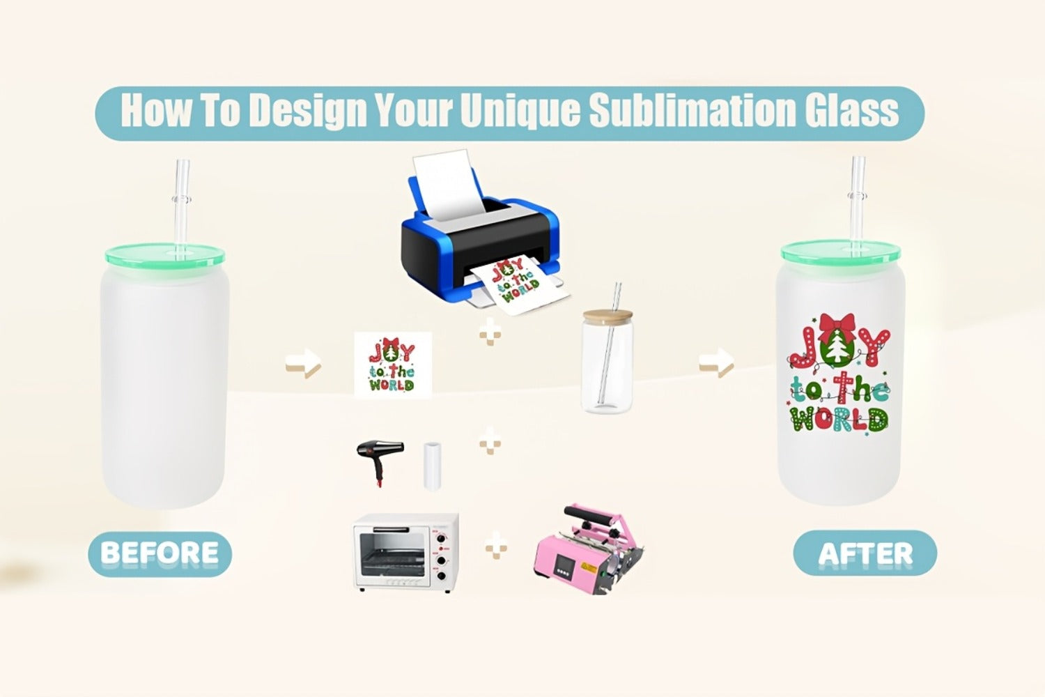 Frosted Sublimation Glass Tumblers 16oz Borosilicate Can Cups with Acrylic Lids ¨C Set of 8 or 12 for Juice, Soda & Iced Coffee