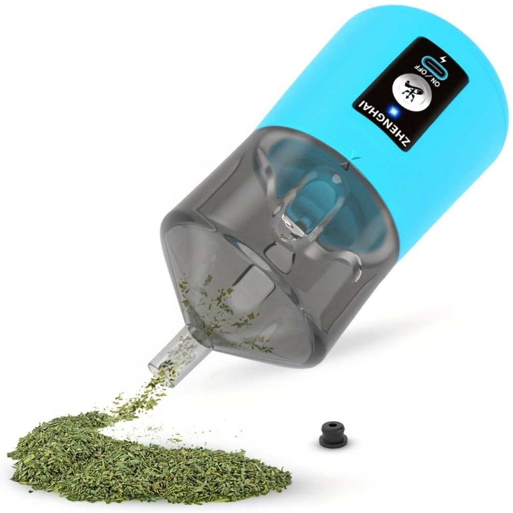 Electric Herb Grinder 150W USB-C Rechargeable - Dual Mode Pulse & Auto, Fast Grinding Dry Spices & Herbs, Compact Portable with Cleaning Brush | 6 Colors