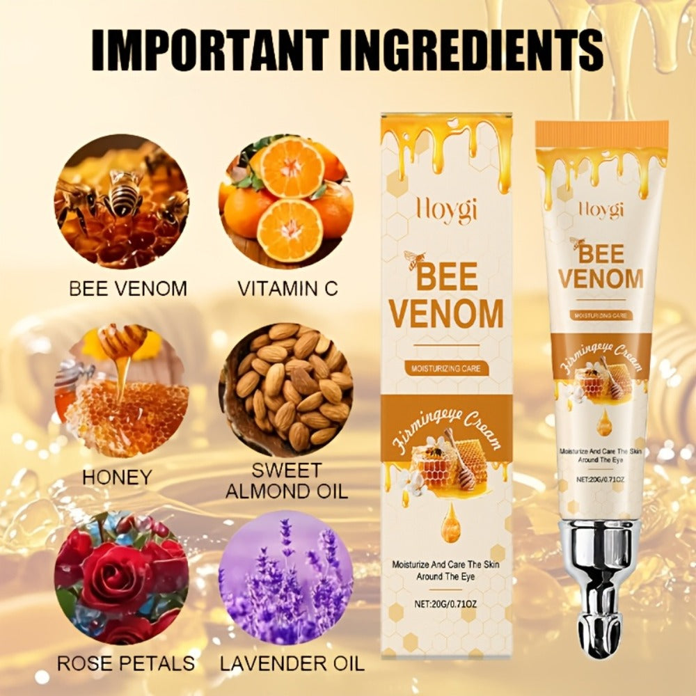 Eye Lifting Gel 2 Pack ¨C Bee Venom Instant Firming & Tightening Eye Cream, 60-Second Lift for Fine Lines, Dark Circles & Puffiness, Caffeine, Retinol & Hyaluronic Acid, 20g Each, Gift for Her