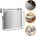 Foldable Stainless Steel Kitchen Storage Rack ¨C Cabinet Door Organizer & Countertop Shelf for Kitchen, Bathroom & Pantry | Space-Saving Multi-Use Hanging Rack