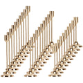 Metal Cone Candle Holders 30-Pack ¨C Elegant Taper Candle Holder Set for Christmas, Halloween, Weddings & Parties ¨C Polished Finish Tabletop Decor for Home, Hotel & Events