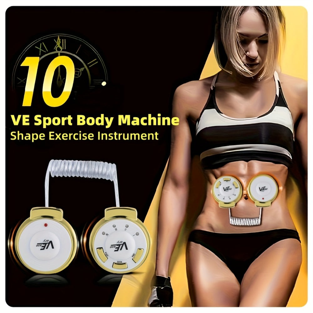 Electric Slimming Massage Machine ¨C Portable Body Sculpting Device for Abdomen, Arms & Legs | EMS Muscle Stimulator Fitness Toner