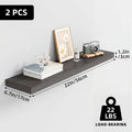 Floating Wall Shelves Set ¨C Wooden Wall-Mounted Shelves for Living Room, Kitchen & Bathroom (2/4/6pcs, 15.7¡±/19.7¡±/22¡±)