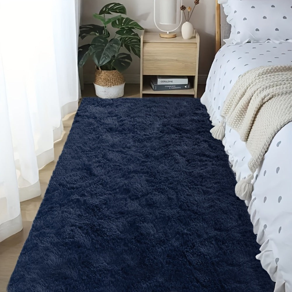 Tie-Dye Shaggy Fluffy Area Rug Non-Slip Machine Washable ¨C Soft Plush Fuzzy Carpet for Bedroom, Living Room, Hallway & Dorm ¨C 6 Colors, 4 Sizes: 2x6, 3x5, 6x9, 8x10 Ft
