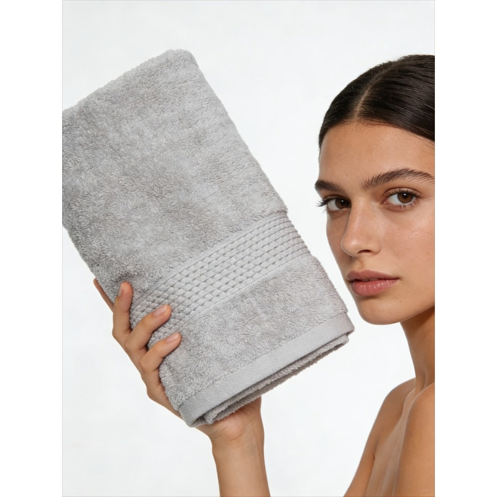 Bath Towel Set of 3 Microfiber Quick Dry 400 GSM Soft Absorbent Bathroom Towels Coastal Pattern Spa Gym Home ¡ª Luxury 3-Pack for Adults