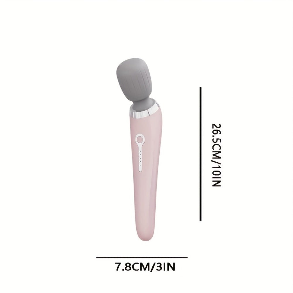 Portable Handheld Massage Stick ¨C USB Rechargeable Wand Massager with 5 Adjustable Speed Levels, Relieves Neck, Back, Leg & Waist Tension, Compact Travel Massager, Holiday Gift for Family & Friends