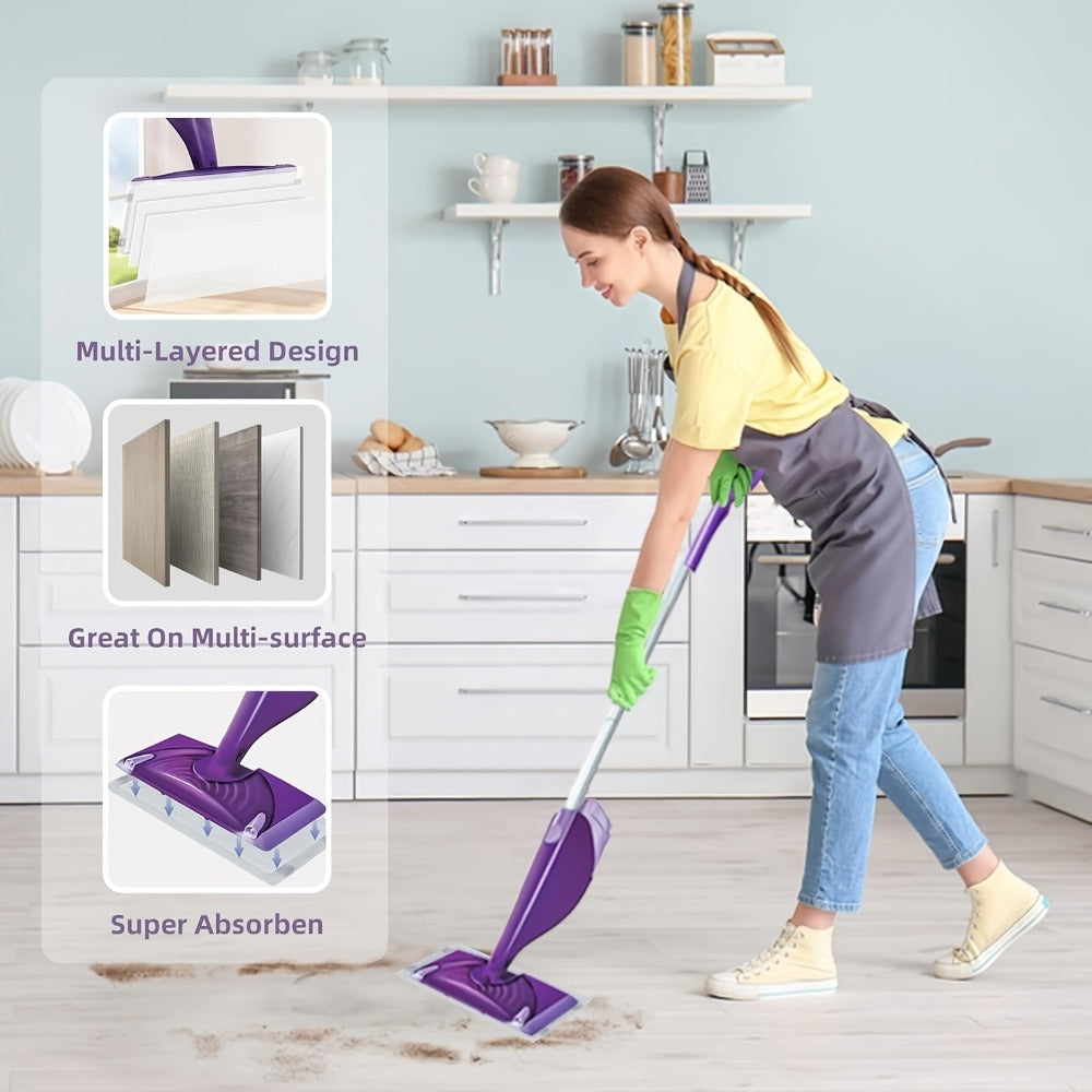 Wet Jet Mop Pads Refills Disposable ¨C 30/60/80/120 Count Multi-Surface Floor Cleaning Pads Compatible with Swiffer WetJet, Thick & Absorbent (No Mop)