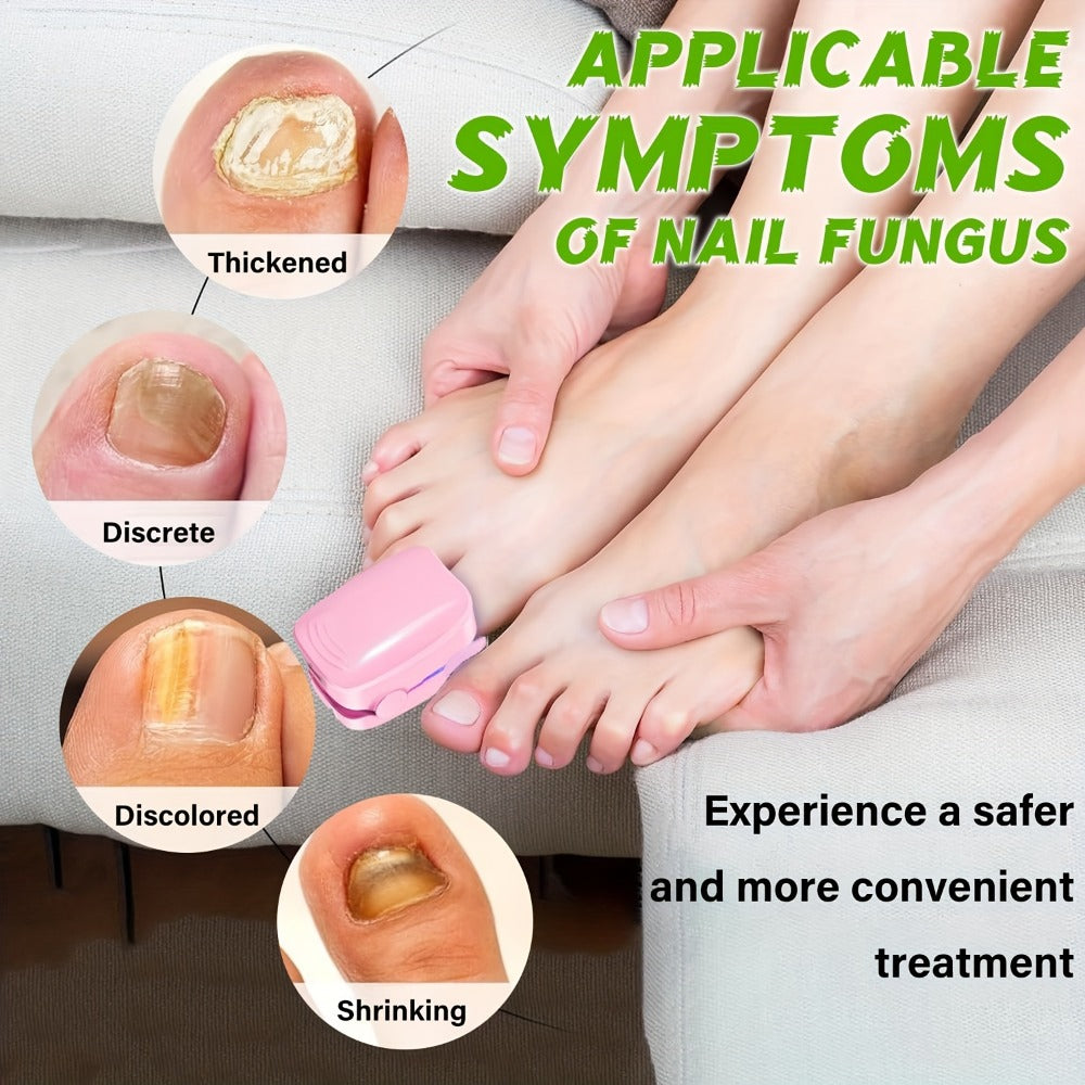 Nail Fungus Laser Treatment Device ¨C FDA Cleared Anti-Fungal Laser for Toenail & Fingernail Fungal Infections, 7-Minute Home Treatment
