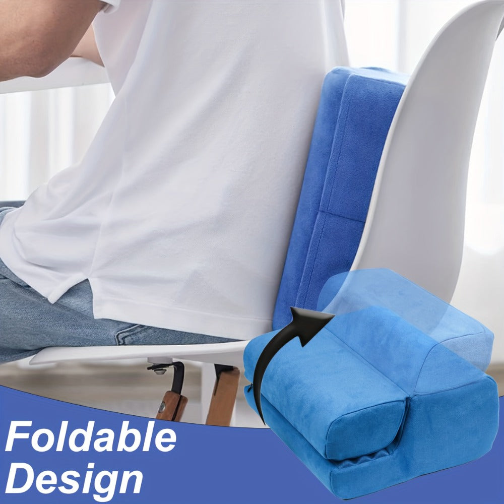 Tablet Pillow Stand Lap Bed Holder ¨C Hands-Free Viewing, Foldable, Washable Cover, Fits iPad iPhone E-Reader