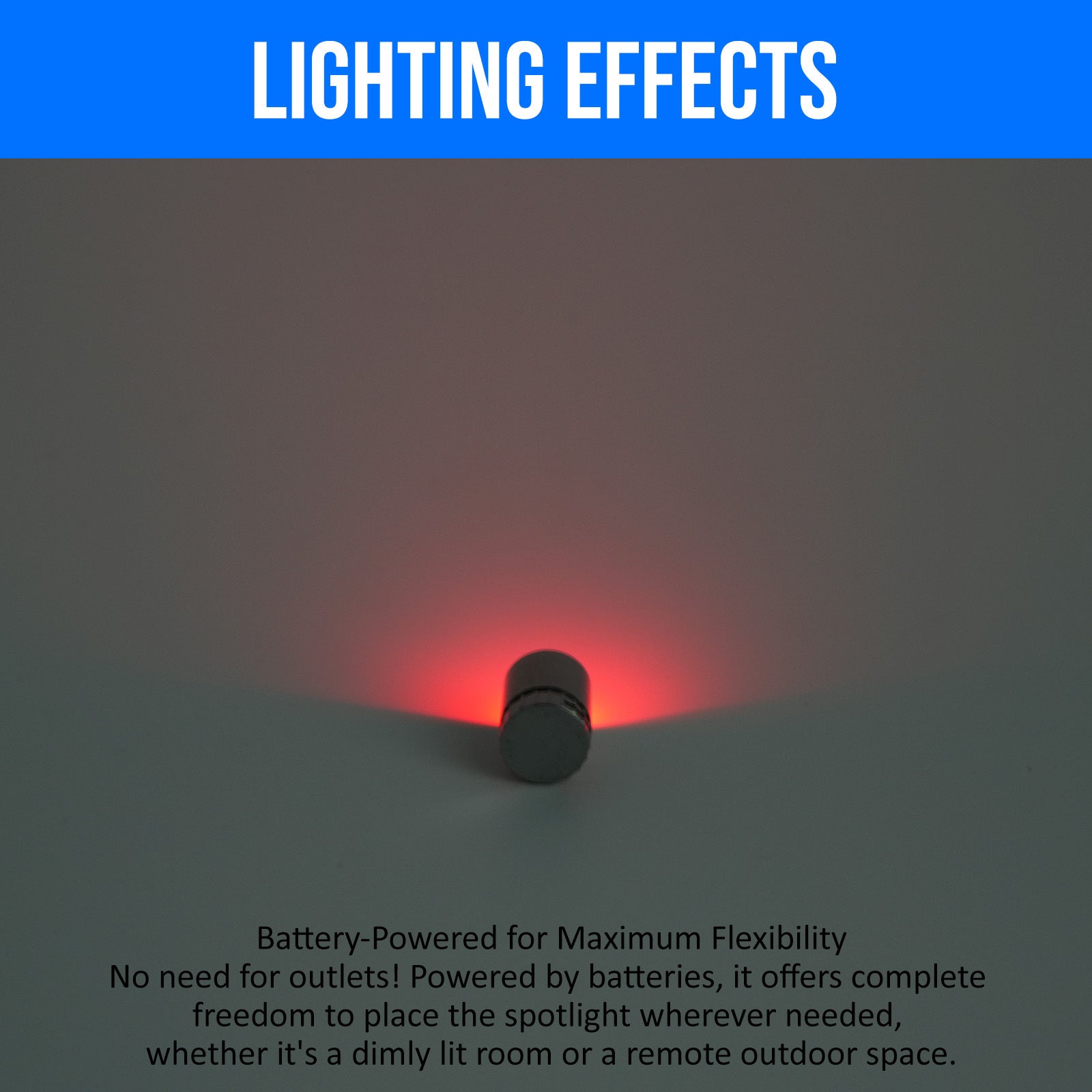 Mini Spotlight Battery Operated LED 20 Pack - Cordless Miniature Spot Lights for Artwork, Paintings, Jewelry, Display Cases, Handicrafts, Models & Puzzles (Green / Red / RGB / Blue)