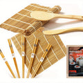 Sushi Making Kit 9/27Pcs with Bamboo Rolling Mats, Rice Molds, Paddle, Knife & Chopsticks ¨C Beginner Set for Home, School, Camping & Gifts