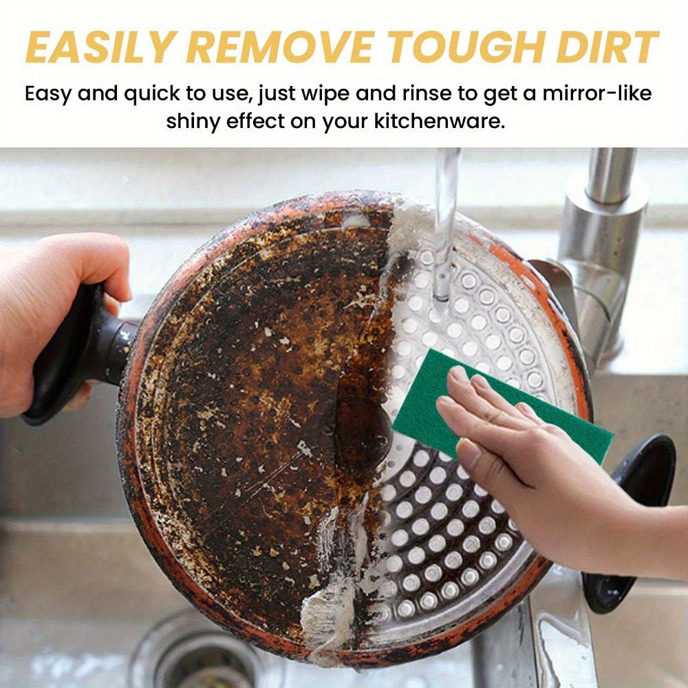 Cookware Bottom Cleaner Paste - Black Burn Stain Remover for Pots & Pans, Stainless Steel Cleaning Scrub with Sodium Chloride