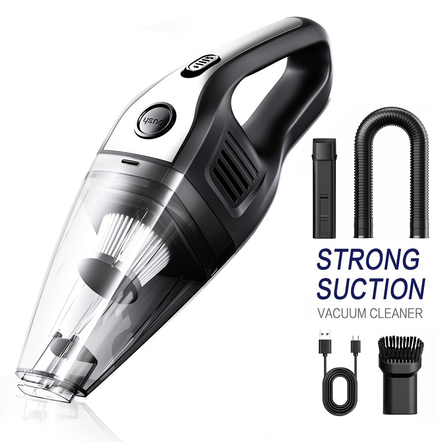 Cordless Handheld Vacuum Cleaner 5KPa 40dB Quiet Lightweight Rechargeable with Crevice Tool for Home Kitchen Car Office Pet Hair