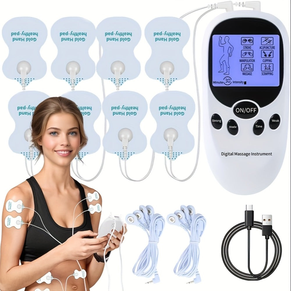 TENS EMS Electrode Pads 35mm Snap Reusable Replacement Pads Highly Conductive Latex Free Non-Irritating Gel for TENS EMS Muscle Stimulator Units 10 20 40 80 Pcs Options