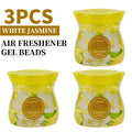 Air Freshener Scented Beads 3-Pack ¨C Long-Lasting Fragrance Beads, Multi-Purpose Odor Eliminator for Home, Car, Closet, Bathroom & Office, Essential Oil Aromatherapy, 6 Scents Available