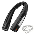 Neck Fan Wearable Bladeless Neckband Fan 3000mAh Dual Battery 6 to 20 Hours Battery Life Dual Wind Speeds Super Quiet Brushless Motor USB Charging Soft Silicone Strap for Work Travel Sports Outdoor