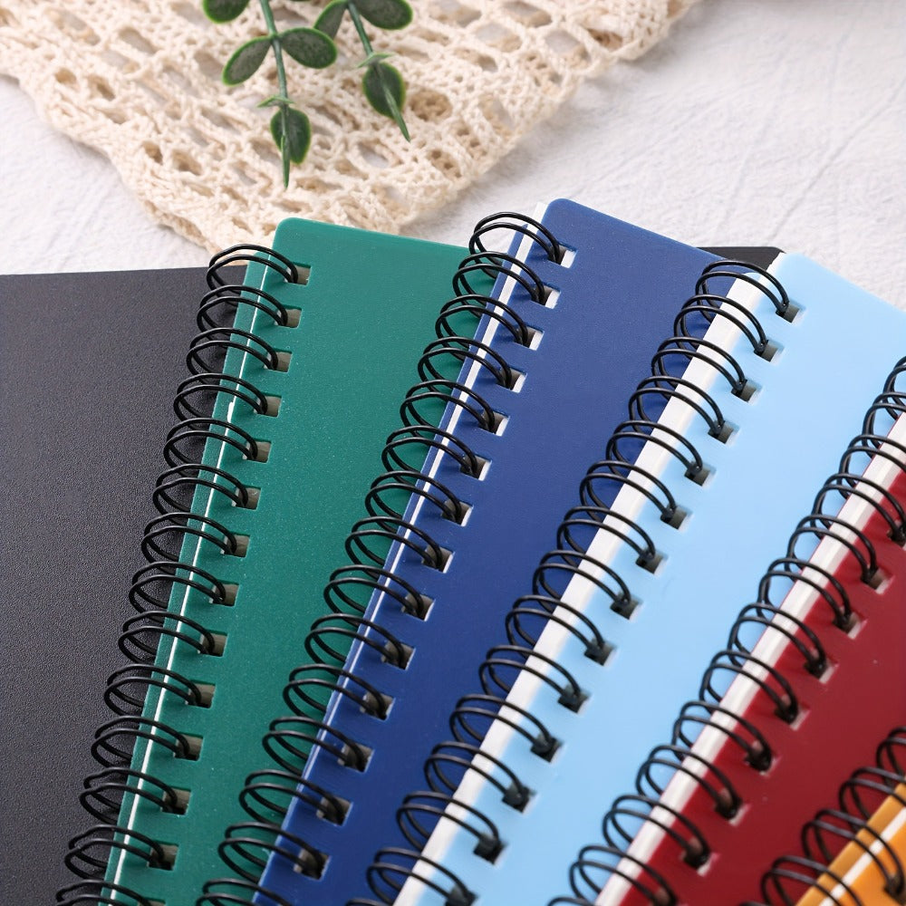 Spiral Notebooks 6 Pack Hardcover A5 Lined Journal College Ruled 480 Sheets 960 Pages No Bleed Thick Paper 6 Colors for Work School Office Supplies