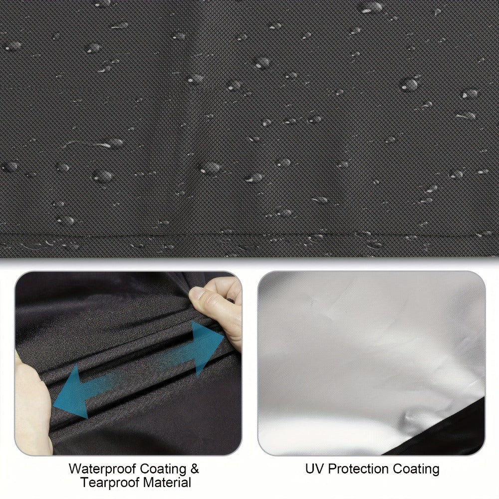 Outdoor AC Cover Heavy Duty Weatherproof Air Conditioner Cover for Outside Units UV Resistant Windproof Snowproof Dustproof with Storage Bag for Central AC Systems 24x24x30 Inch