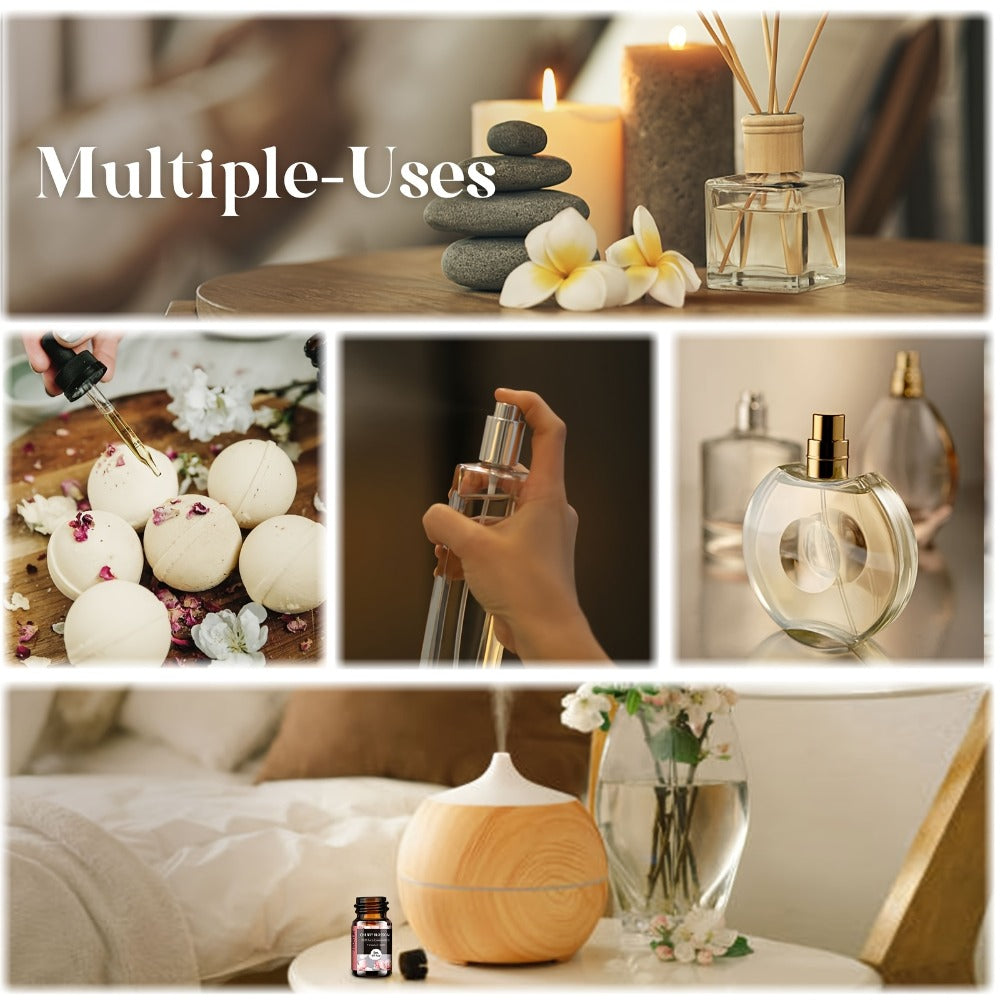 Essential Oil Diffuser Gift Set 14 Pcs ¨C Luxury Fragrance Oils for Diffuser, Candle Making & Aromatherapy | Hotel Collection Scents