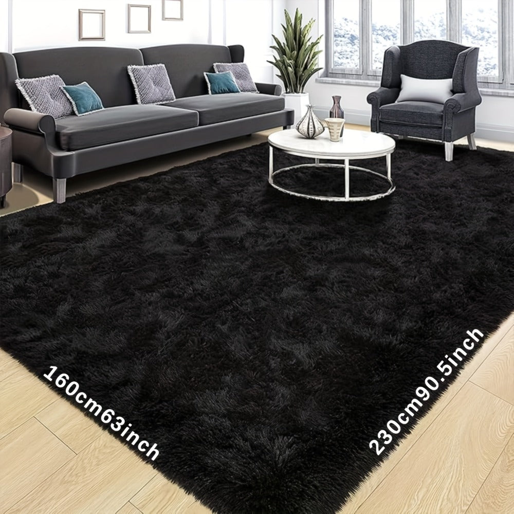 Tie Dye Plush Area Rug - Ultra Soft Thick Fluffy Durable Carpet for Living Room & Bedroom | Easy Care Portable Sofa & Coffee Table Floor Mat | Holiday Home Decor Gift Rug 63¡±x90¡± Multiple Colors